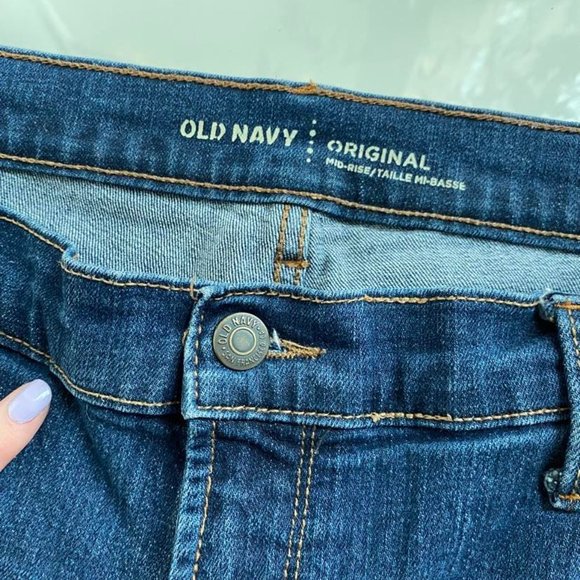 Straight-leg Dark-wash Jeans (12 Long) - Picture 3 of 6